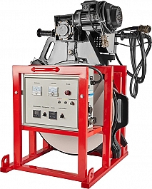 Нагреватель, торцеватель, электрощит в боксе гидравлического стыкового сварочного аппарата для пнд труб Gas Fusion Red-450