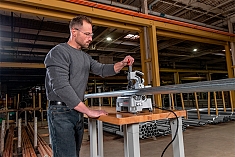 Применение электрического станка для резки труб Ridgid PC116