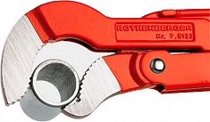 Применение газового ключа S-образные губки 45° Rothenberger Super S 45°-3"