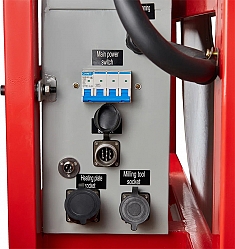 Разъемы электрощита гидравлического стыкового сварочного аппарата для пнд труб Gas Fusion Red-1000