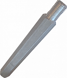 Шестигранный алюминиевый удлинитель для алмазной коронки Kern 1 1/4 UNC, 300 мм